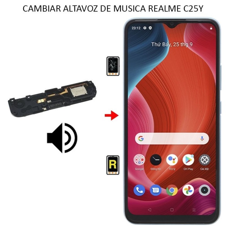 Cambiar Altavoz De Música Realme C25Y
