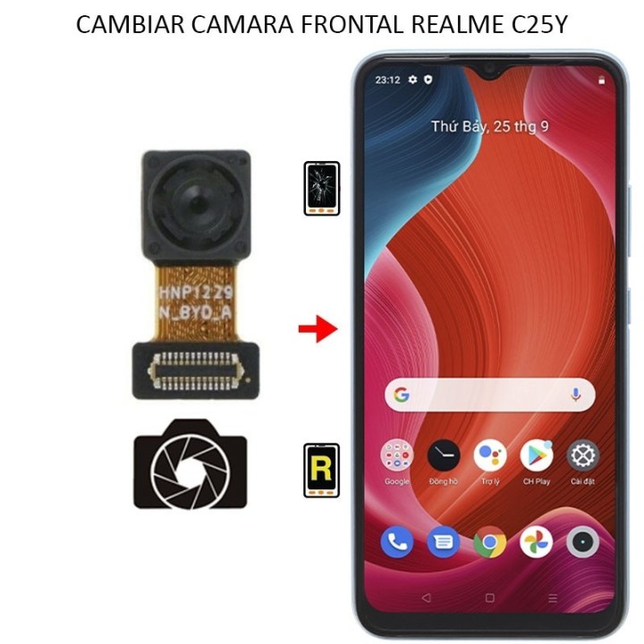 Cambiar Cámara Frontal Realme C25Y