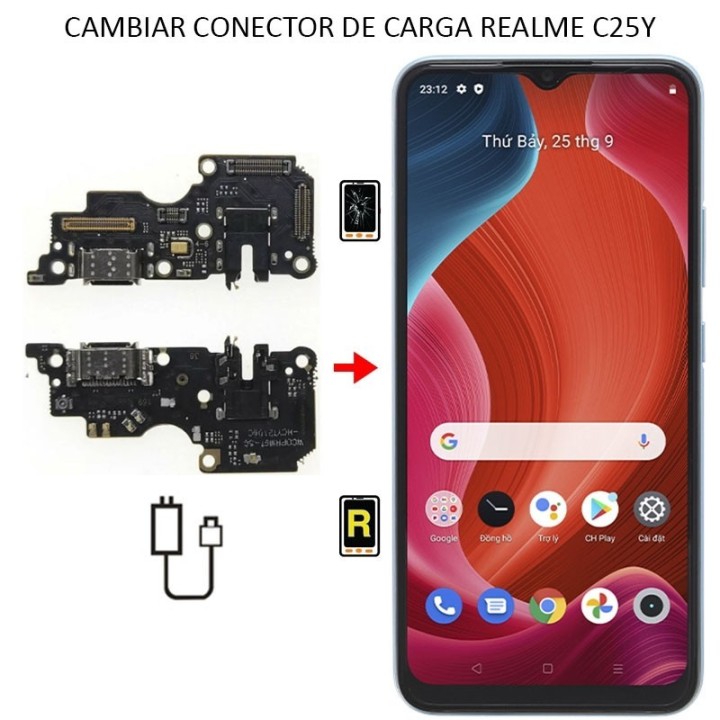 Cambiar Conector De Carga Realme C25Y