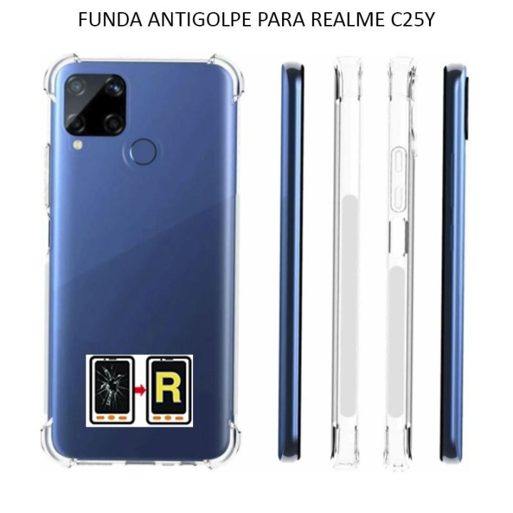Funda Antigolpe Transparente Realme C25Y