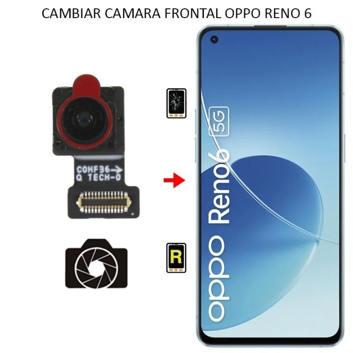 Cambiar Cámara Frontal OPPO Reno6 5G