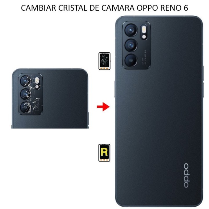 Cambiar Cristal Cámara Trasera OPPO Reno6 5G