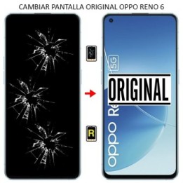 Cambiar Pantalla OPPO Reno6 5G Original Con Marco