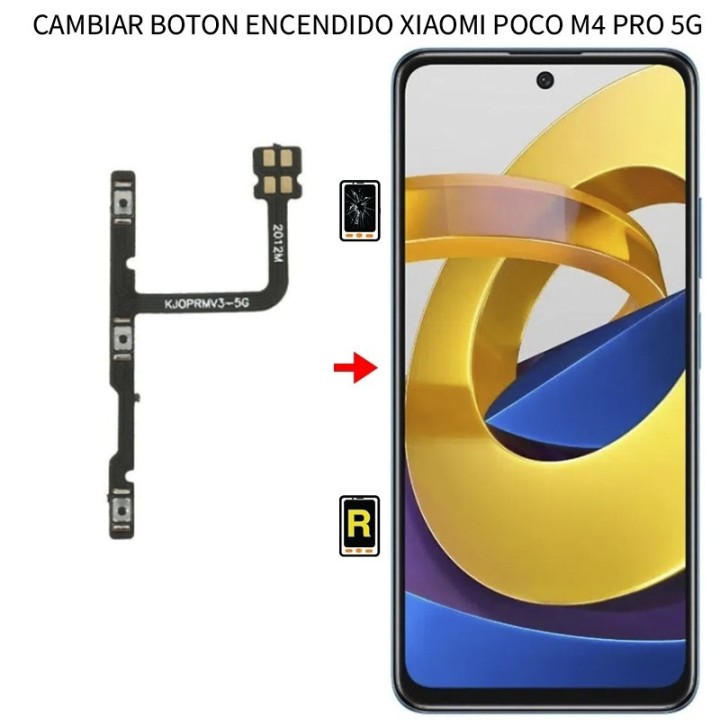 Cambiar Botón De Encendido Xiaomi Poco M4 Pro 5G