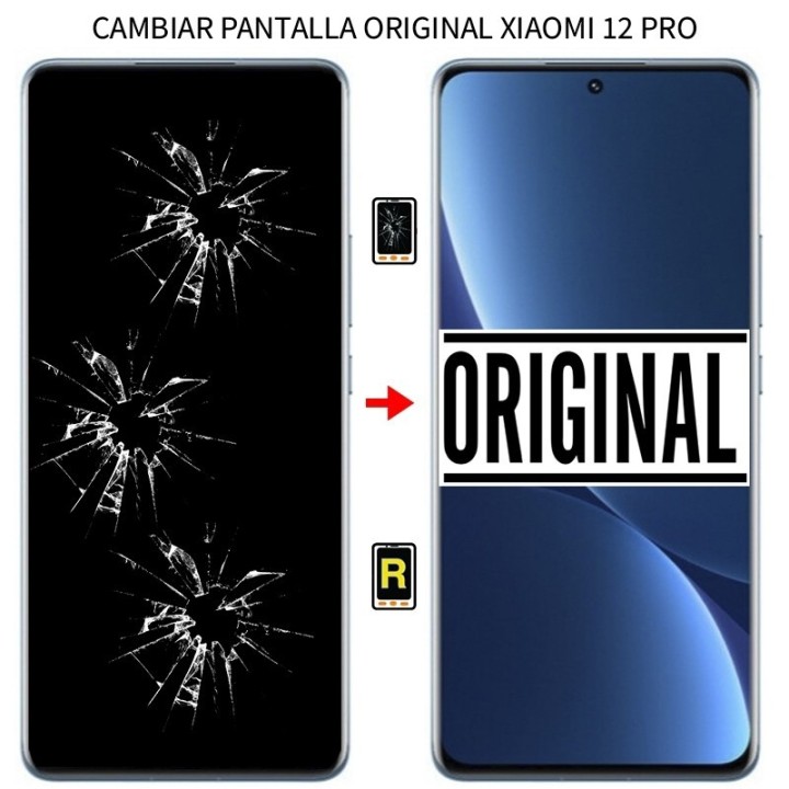 Cambiar Pantalla Xiaomi 12 Pro Original con Marco
