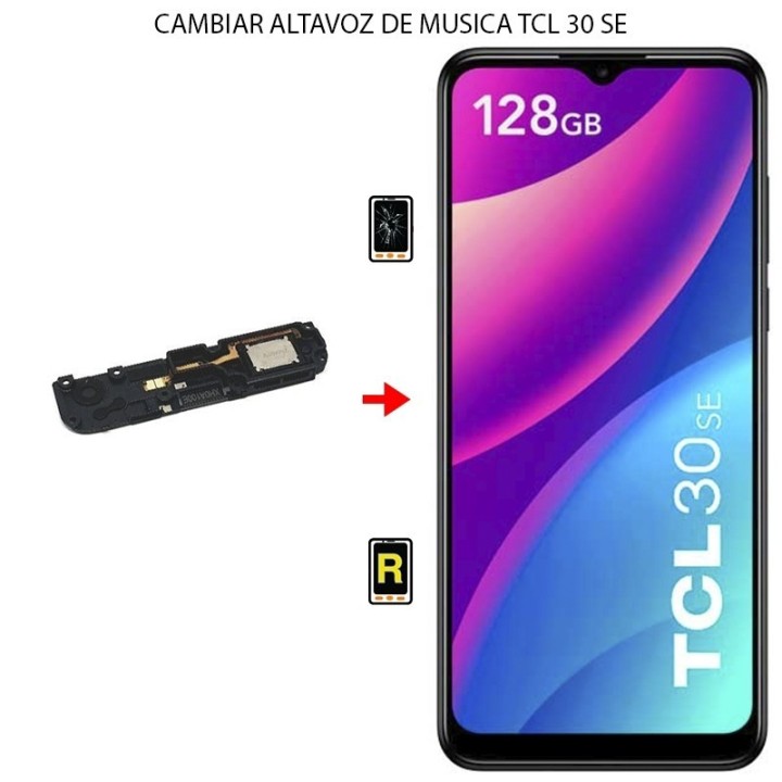 Cambiar Altavoz De Música TCL 30 SE