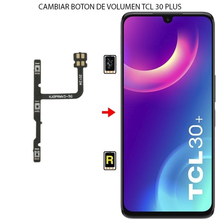 Cambiar Botón De Volumen TCL 30 Plus