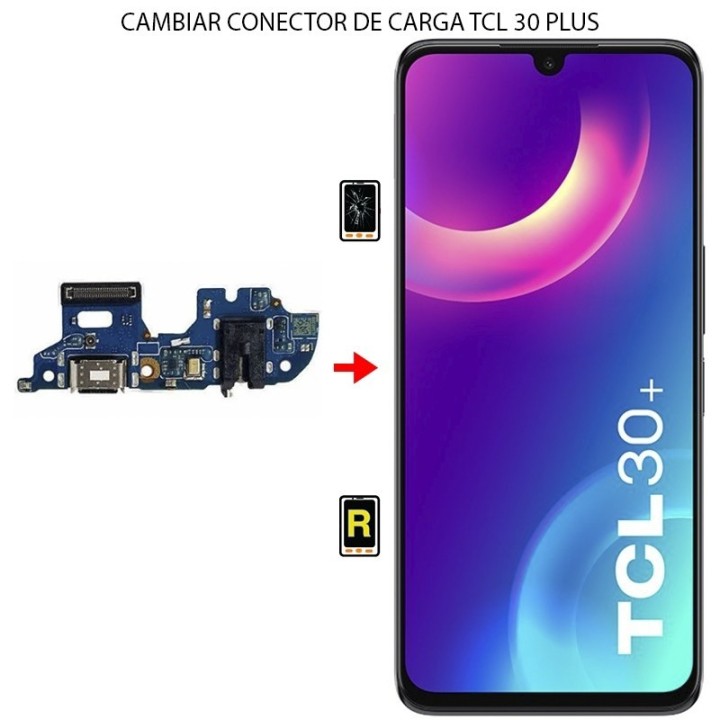 Cambiar Conector De Carga TCL 30 Plus