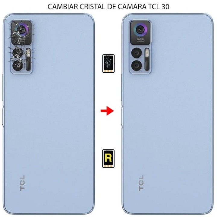 Cambiar Cristal Cámara Trasera TCL 30