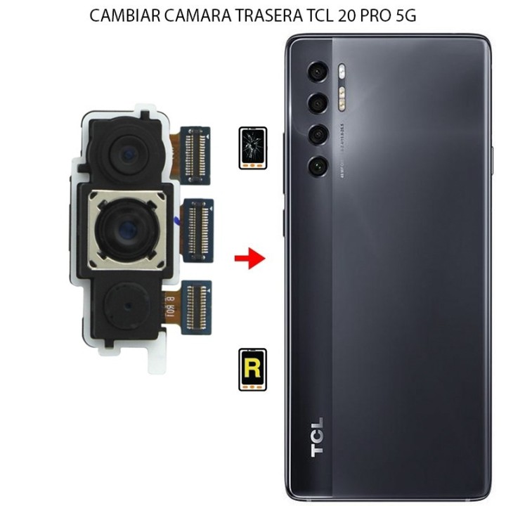 Cambiar Cámara Trasera TCL 20 Pro 5G