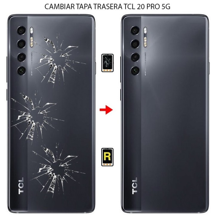 Cambiar Tapa Trasera TCL 20 Pro 5G