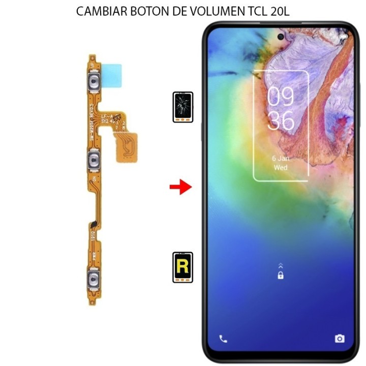 Cambiar Botón De Volumen TCL 20L