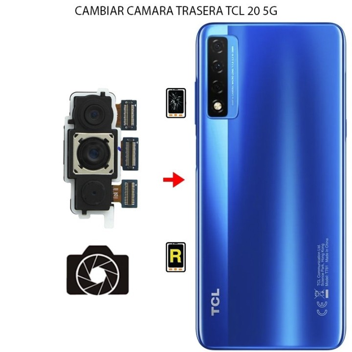 Cambiar Cámara Trasera TCL 20 5G