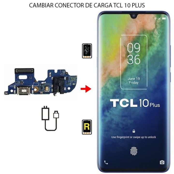 Cambiar Conector De Carga TCL 10 Plus