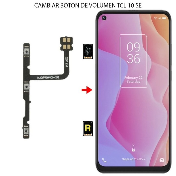 Cambiar Botón De Volumen TCL 10 SE