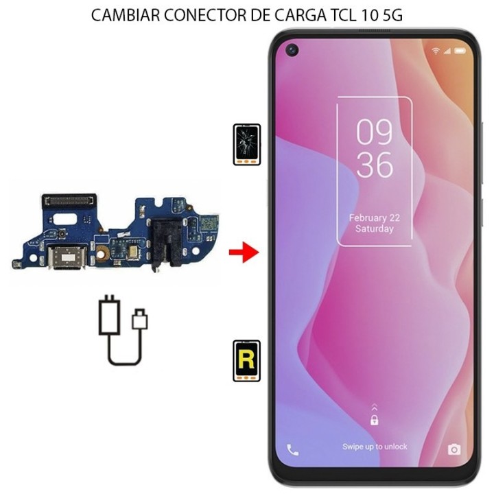 Cambiar Conector De Carga TCL 10 5G