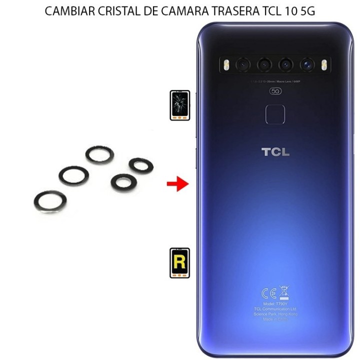 Cambiar Cristal Cámara Trasera TCL 10 5G