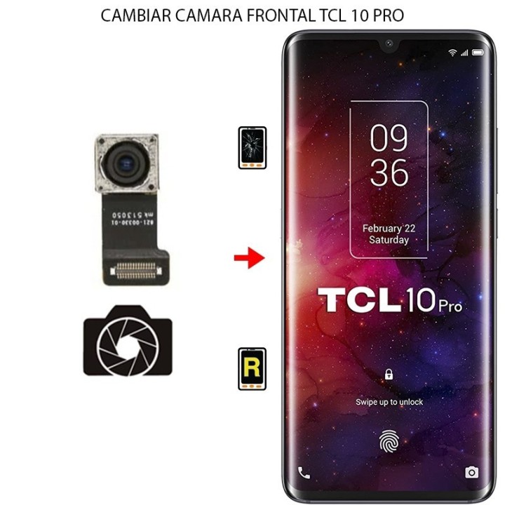 Cambiar Cámara Frontal TCL 10 Pro