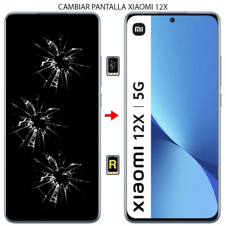 Cambiar Pantalla Xiaomi Mi 12X Original sin Marco