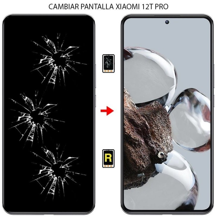 Cambiar Pantalla Xiaomi Mi 12T Pro 5G Original con marco