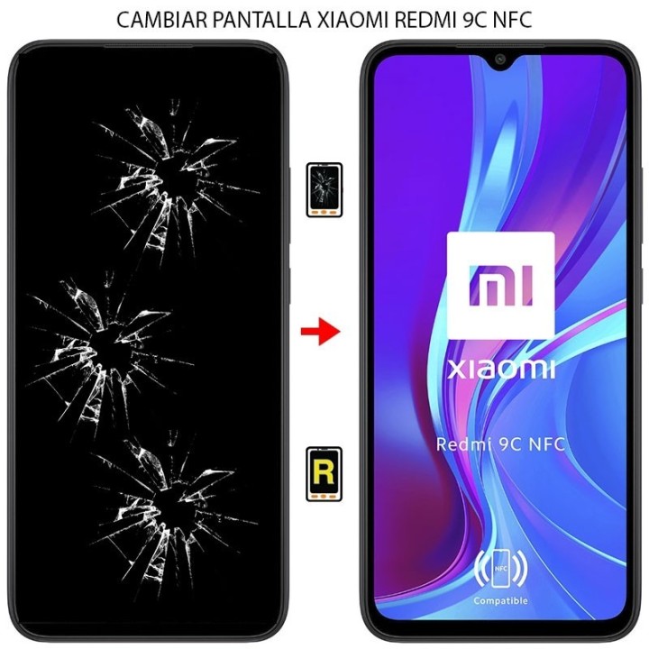 Cambiar Pantalla Xiaomi Redmi 9C NFC
