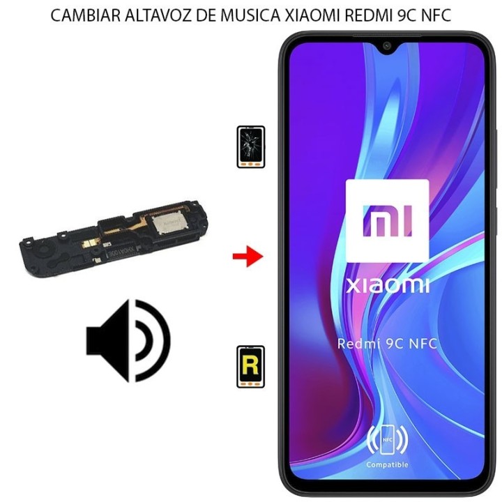 Cambiar Altavoz De Música Xiaomi Redmi 9C NFC