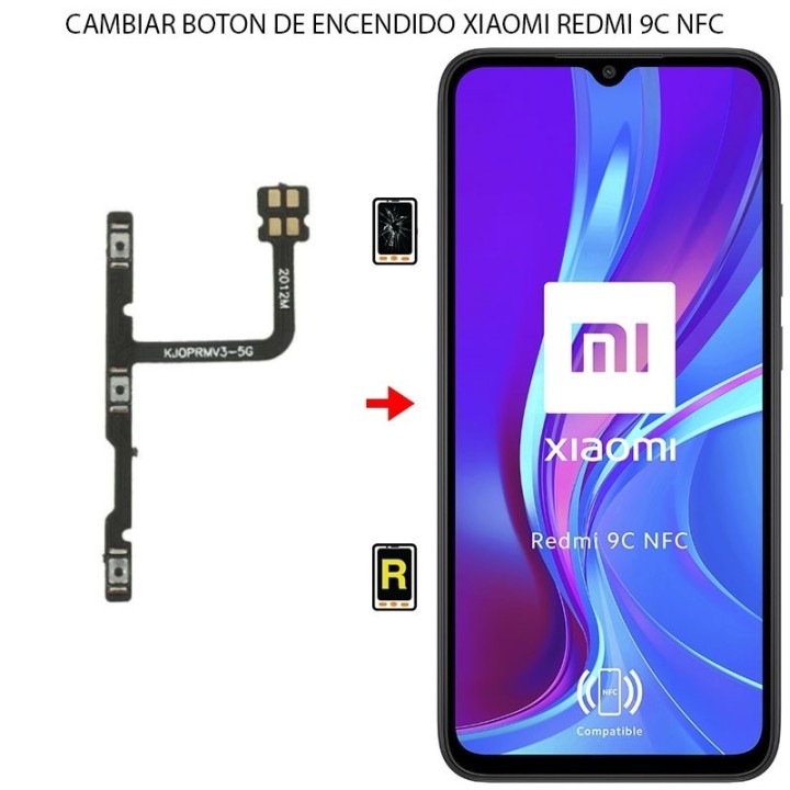 Cambiar Botón De Encendido Xiaomi Redmi 9C NFC