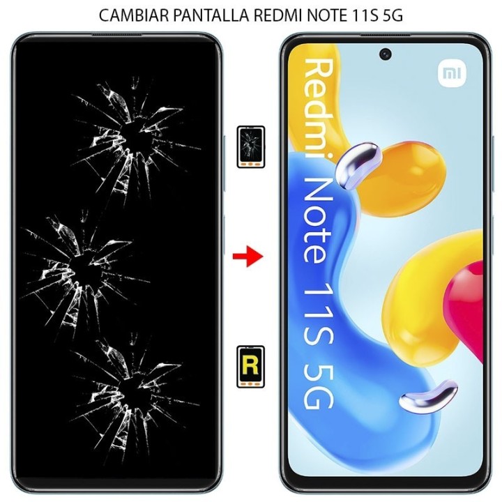 Cambiar Pantalla Xiaomi Redmi Note 11S 5g Original Sin Marco