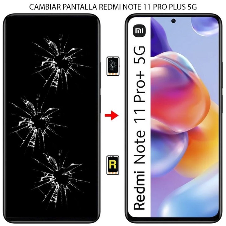 Cambiar Pantalla Xiaomi Redmi Note 11 Pro Plus 5G