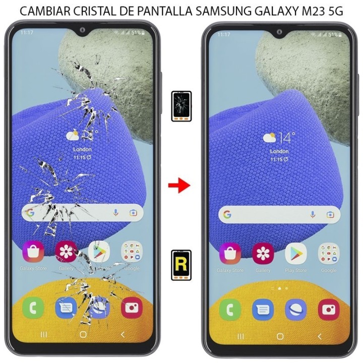 Cambiar Cristal De Pantalla Samsung Galaxy M23 5G