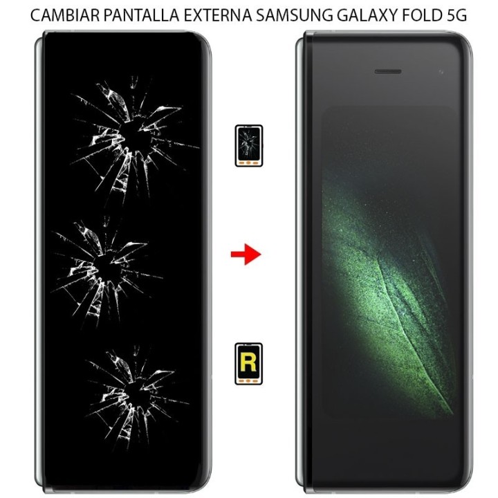 Cambiar Pantalla Externa Samsung Galaxy Fold 5G
