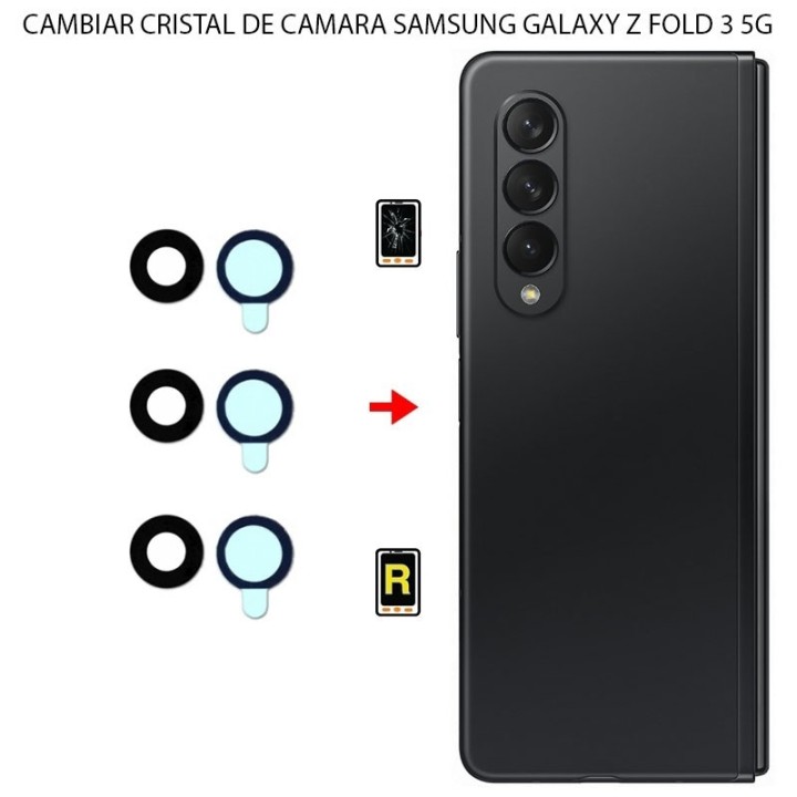 Cambiar Cristal De Cámara Trasera Samsung Galaxy Z Fold 3 5G