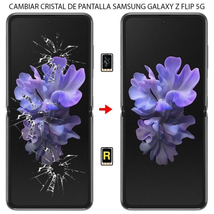 Cambiar Cristal De Pantalla Samsung Galaxy Z Flip 5G