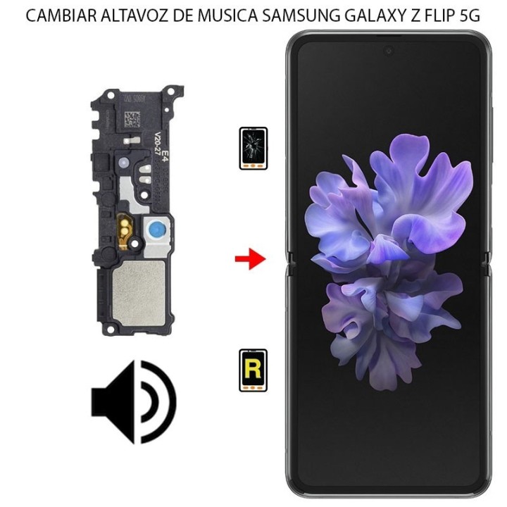 Cambiar Altavoz De Música Samsung Galaxy Z Flip 5G
