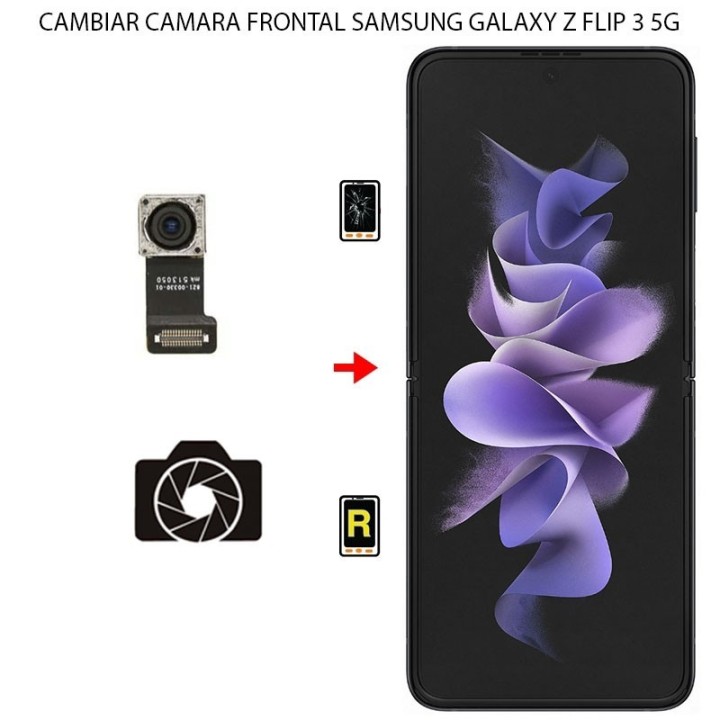 Cambiar Cámara Frontal Samsung Galaxy Z Flip 3 5G