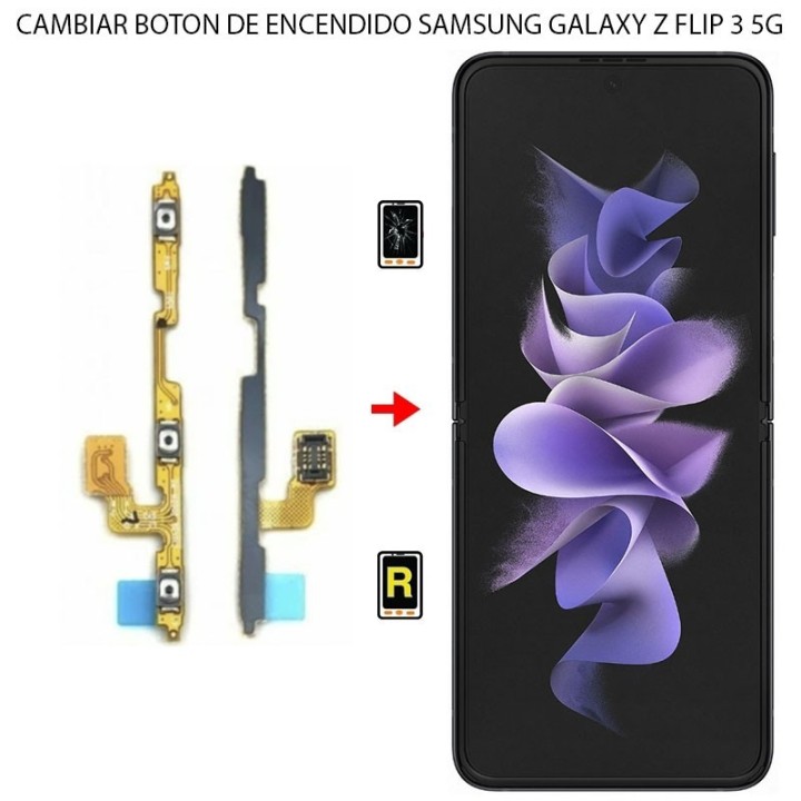 Cambiar Botón De Encendido Samsung Galaxy Z Flip 3 5G