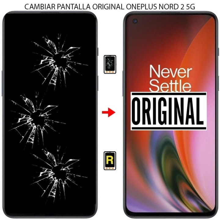 Cambiar Pantalla Oneplus Nord 2 5G ORIGINAL