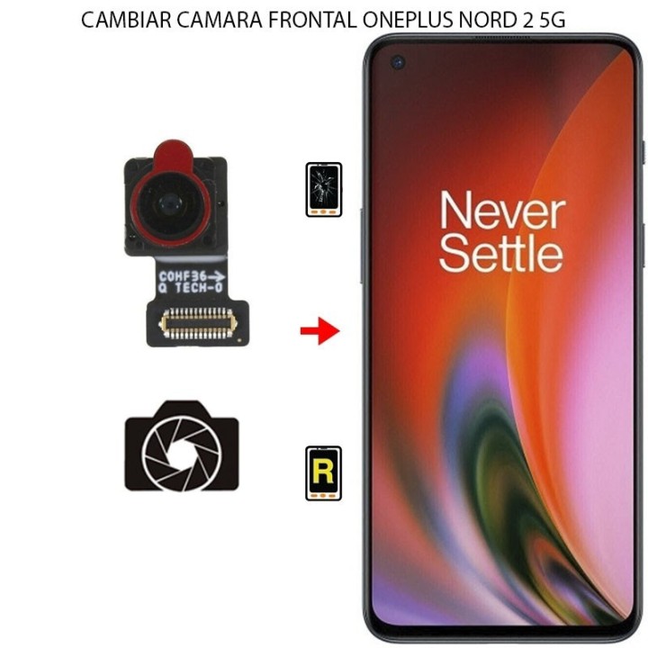 Cambiar Cámara Frontal Oneplus Nord 2 5G