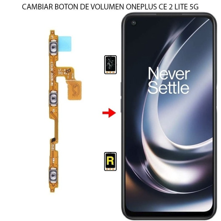 Cambiar Botón De Volumen Oneplus Nord CE 2 Lite 5G