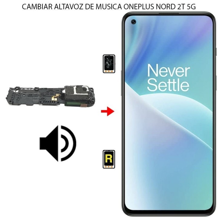 Cambiar Altavoz De Música Oneplus Nord 2T 5G