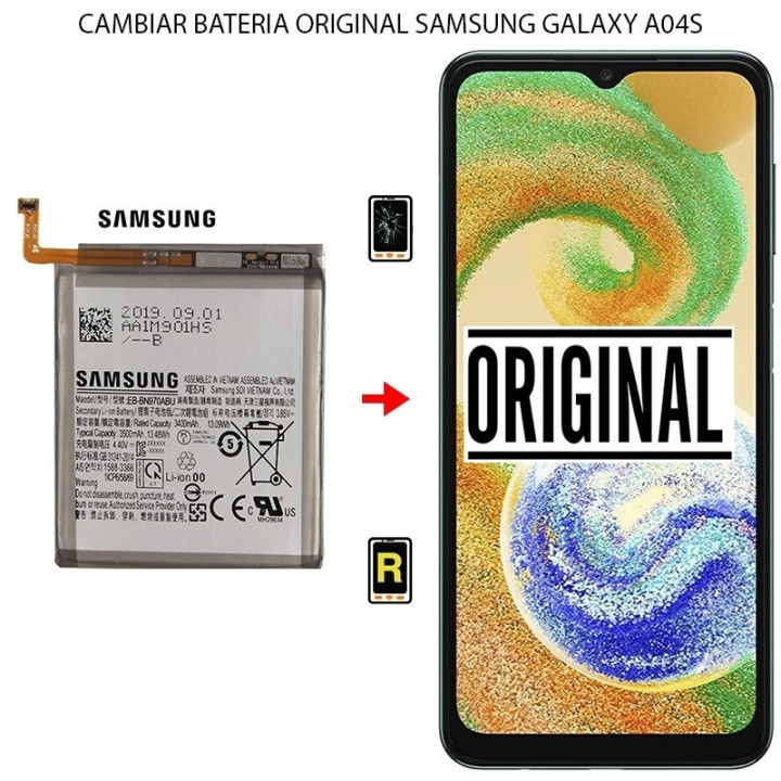 Cambiar Batería Original Samsung Galaxy A04S