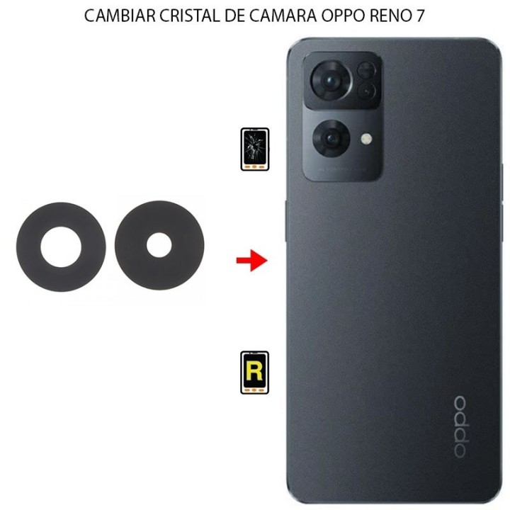 Cambiar Cristal Cámara Trasera Oppo Reno 7 5G