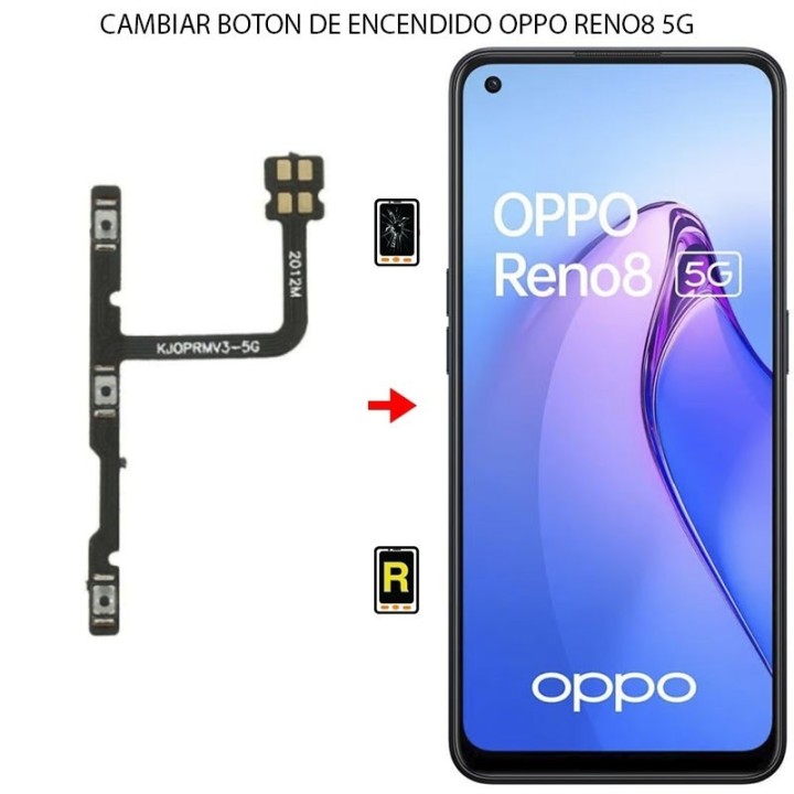 Cambiar Botón De Encendido Oppo Reno 8 5G
