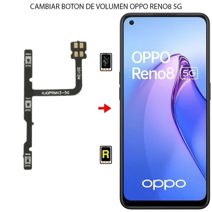 Cambiar Botón De Volumen Oppo Reno 8 5G