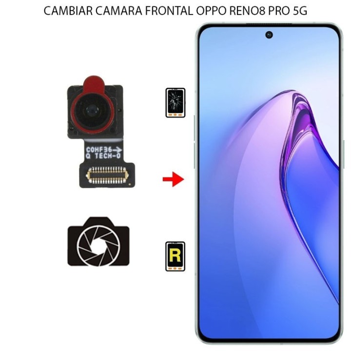 Cambiar Cámara Frontal Oppo Reno 8 Pro 5G