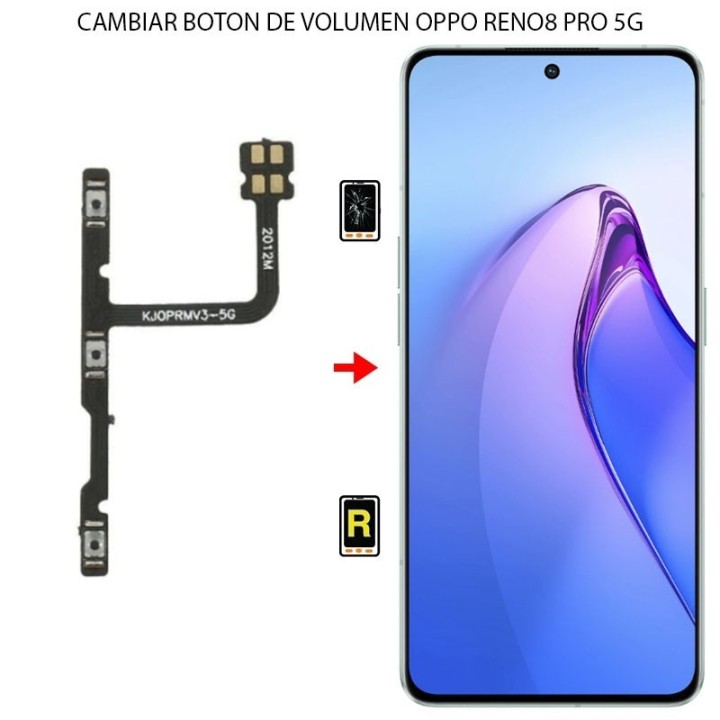 Cambiar Botón De Volumen Oppo Reno 8 Pro 5G