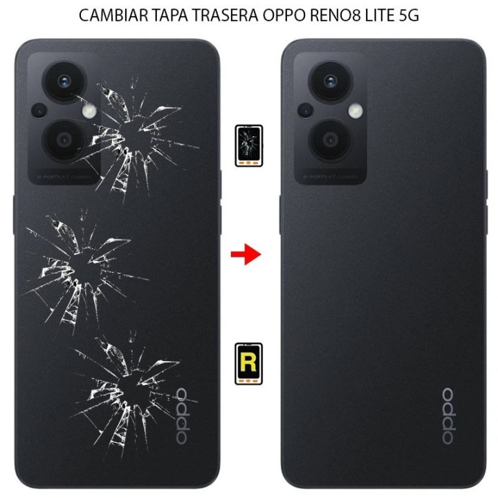 Cambiar Tapa Trasera Oppo Reno 8 Lite 5G