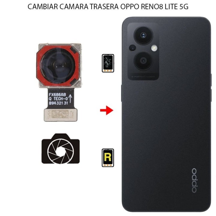 Cambiar Cámara Trasera Oppo Reno 8 Lite 5G