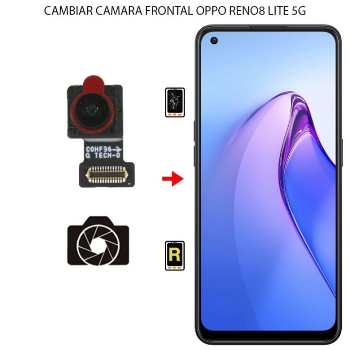 Cambiar Cámara Frontal Oppo Reno 8 Lite 5G