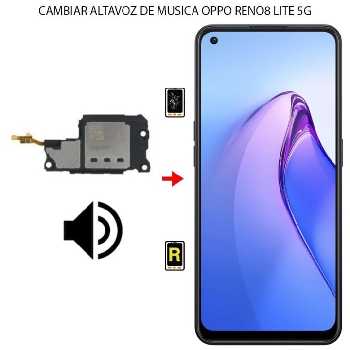 Cambiar Altavoz De Música Oppo Reno 8 Lite 5G